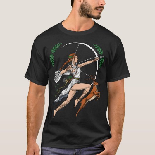 T-shirt Déesse grecque Artémis (Devant)