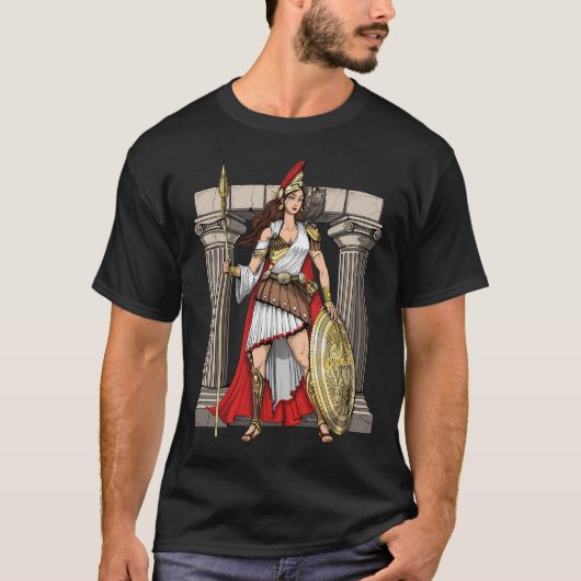 T-shirt Déesse grecque Athéna (Devant)