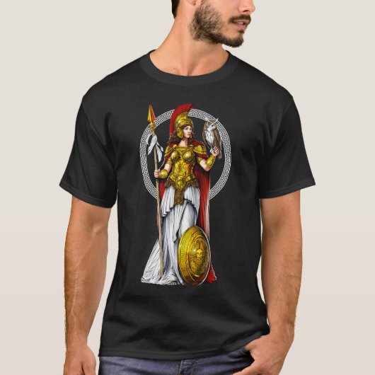 T-shirt Déesse grecque Athéna (Devant)