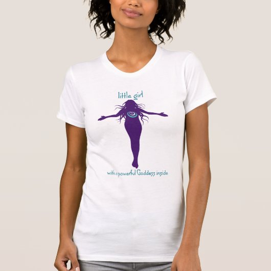 T-shirt Déesse intérieure de petite fille (Devant)