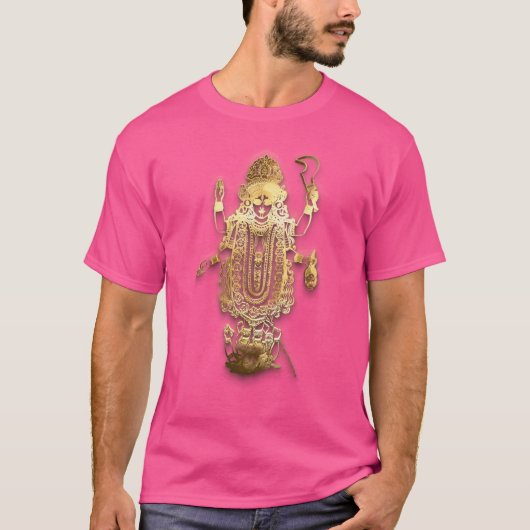 T-shirt Déesse Kali art doré déesse kali garçon fa (Devant)