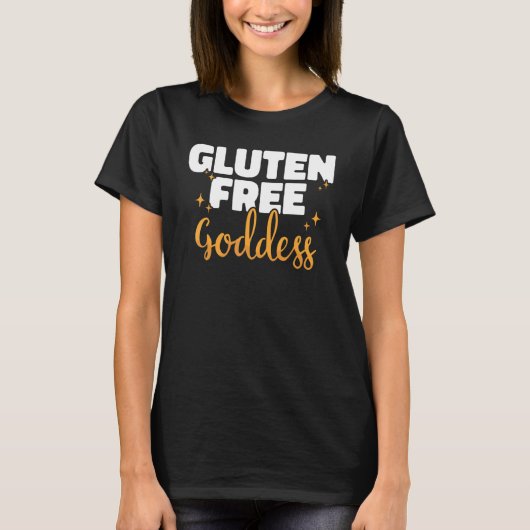 T-shirt Déesse sans gluten Sensibilisation à la maladie co (Devant)