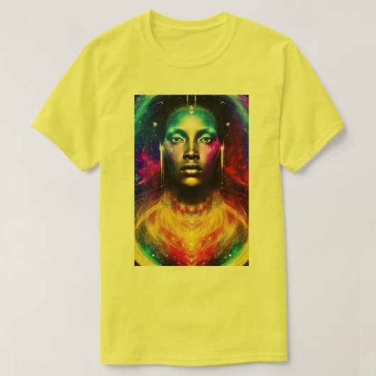 T-shirt Déesse spatiale universelle (Design devant)