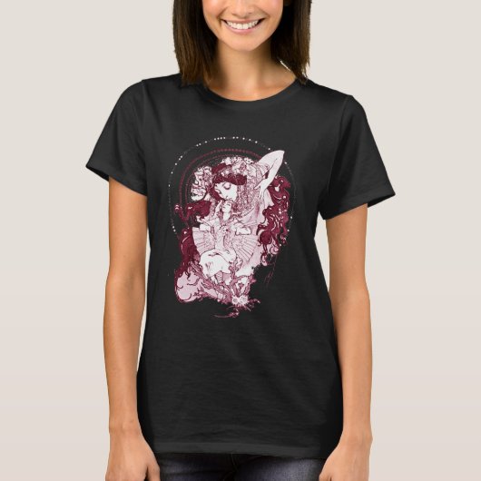 T-shirt déesse vintage (Devant)