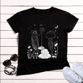 T-shirt Déesses célestes de la lune de champignons