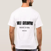 T-shirt deetermined. en second lieu à aucun piquez (Dos)