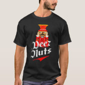 T-shirt Deez Nuts Nutcracker Funny Ugly Christmas Xmas (Devant)
