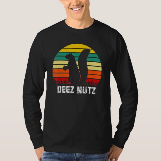 T-shirt Deez Nuts Nutcracker Xmas Pajama Funny Squirrel Ch (Devant)