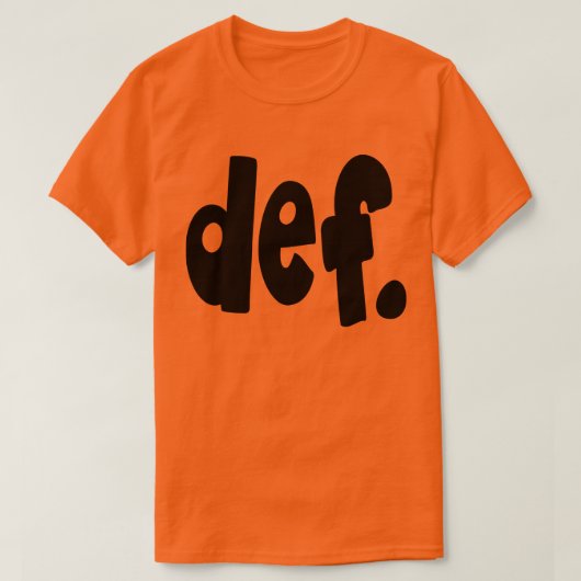 T-shirt déf. (Design devant)