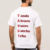 T-shirt def tango (Achterkant)