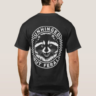 T-shirt Défait Mais Féroce Raton Laveur Sarcastique Drôle