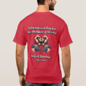 T-shirt Défaites Bondage. Journée pour l'abolition de l'es (Dos)