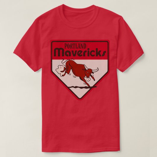 T-shirt Défaut du baseball des Mavericks de Portland (Design devant)