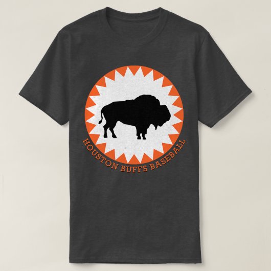 T-shirt Défaut Houston Buffs Buffalos Mineure Ligue Baseba (Design devant)