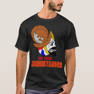 T-shirt Défaut San Diego Conquistadors ABA Basketball 1977