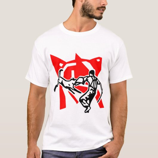 T-shirt defence 3 malinois (Devant)