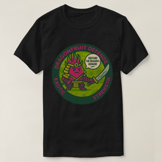 T-shirt Defend The Dragon's Honor Warrior Fruit  (Design devant)