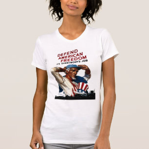 T-shirt Défendez la liberté américaine