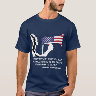T-shirt Défendez la liberté de parole T
