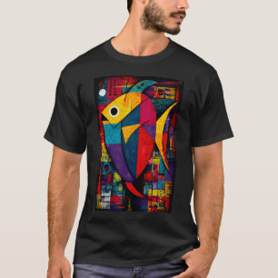 T-shirt Défendez les récifs - Poisson géométrique vibrant