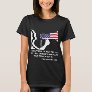 T-shirt Défendez T des femmes de liberté de parole