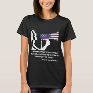 T-shirt Défendez T des femmes de liberté de parole