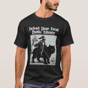 T-shirt Défendez votre bibliothèque publique locale Cheval