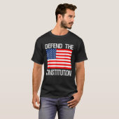 T-shirt Défendre la Constitution Tee de la contestation po (Devant entier)