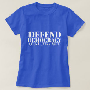 T-shirt Défendre la démocratie - Une chemise de Monsieur P