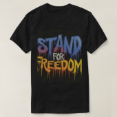 T-shirt Défendre La Liberté (Design devant)