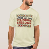 T-shirt Défendre La Liberté Religieuse (Devant)