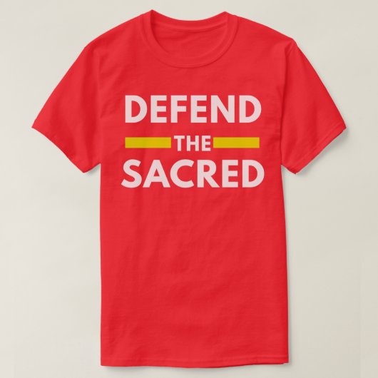 T-shirt Défendre Le Sacré  (Design devant)