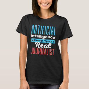 T-shirt Défendre le travail d'un journaliste AI