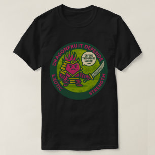 T-shirt Défendre l'honneur du dragon Guerrier Fruit