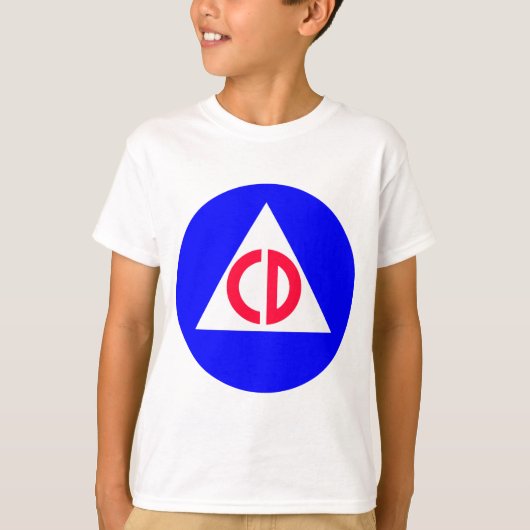 T-shirt Défense civile (Devant)