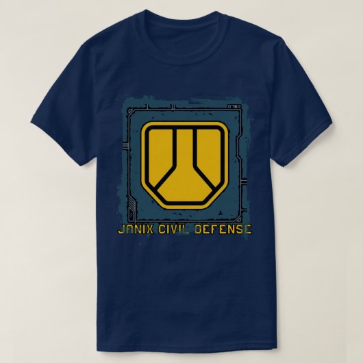 T-SHIRT DÉFENSE CIVILE DE JANIX (Design devant)