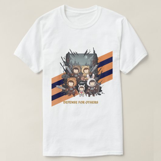 T-shirt Defense for Others - Little Guardians (Design devant)