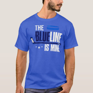 T-shirt Défenseur du hockey La Ligne bleue est la mienne