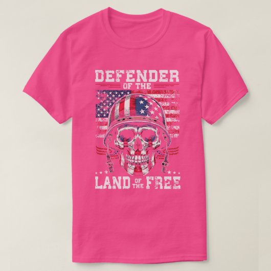 T-shirt Défenseur du pays des Libres (Design devant)