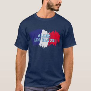 T-shirt Défenseur français d'équipe de football "de Bleus