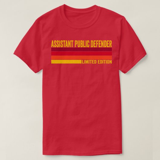 T-shirt Défenseur public adjoint (Design devant)
