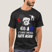 T-shirt Défenseurs d'atout : Faisons l'Amérique patiner (Devant)