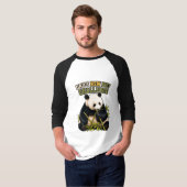 T-shirt Défi de régime de papa Funny Panda (Devant entier)