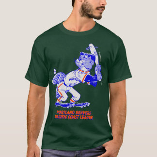 T-shirt Déficit Portland Beavers PCL Baseball 1972