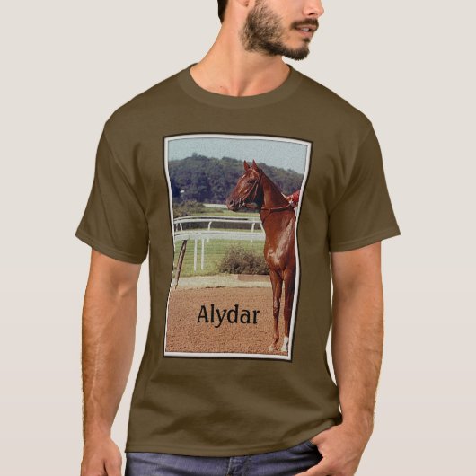 T-shirt Défilé 1978 de courrier d'Alydar Belmont Stakes (Devant)