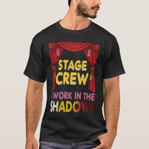 T-shirt Définir Le Travail D'Équipage Dans Le Théâtre Ombr