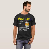 T-shirt Définition Bourbon Eau Brown Magique Pour Les Pers (Devant entier)