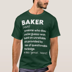 T-shirt Définition de Baker Funny