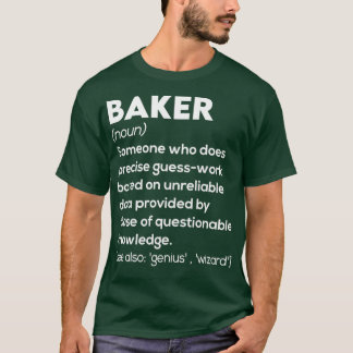 T-shirt Définition de Baker Funny