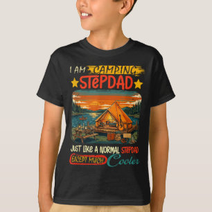 T-shirt Définition de beau-père de camping beaucoup plus c